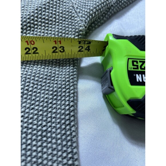 J Jill Olive Green Mineral Wash Thick Cable Knit Chunky Cotton Sweater L Tall - Picture 4 of 12